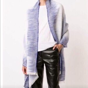 NWT rag & bone Ombré Scarf Wrap Royal Blue